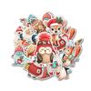 12 Pcs Cute Christmas Animal Stickers Pack, Holiday Vinyl Decals Deer, Penguin, Raccoon, Owl, Whale, Polar Bear, Beaver, Snowman, Waterproof Festive Stickers for Laptop, Bottle, Cards 6 Inches view 1