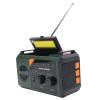 SASKATE Emergency Radio Portable AM FM NOAA Weather Radio with 30000mAh Power Bank Hand Crank Solar Charging SOS Alert Flashlight Compass Reading Light for Outdoor Camping Survival view 4