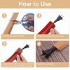 6.6Ft Floor Cord Covers Self Adhesive Cord Hider Extension Management Prevent Cable Trips Gray Wood Grain for Cable Protector Cover view 3