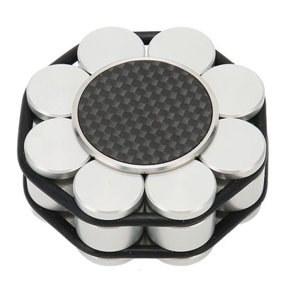 ALM y Record Weight Stabilizer, HiFi Record Clamp, Turntable Disc Stabilizer for Record Player, Reduce Vibration and ound with Sile Base