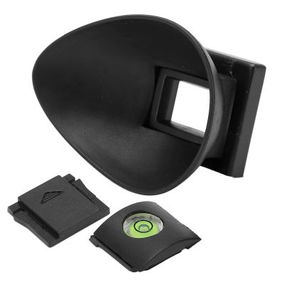 Acouto 22mm Viewfinder Eyecup 5D2 5D 6D - Rubber Eyepiece Eyecup with Top Cold Shoe Cover - Camera Viewfinder ElectronicsCamera & PhotoAccessoriesViewfinders