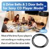 9 PCS Belts for Sony 300 CD Player, Including 3 PCS Door Belts & 6 PCS Drive Belts, Compatible with CDP-CX455, CDP-CX450, CDP-CX400, CDP-CX355, CDP-CX350, CDP-CX335, CDP-CX300 and 421606101 view 2