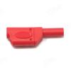 20PCS/10Pairs 4mm Nickel-Plated Lantern Sheath Retractable Tube Stackable Banana Wire Solder Connector High Voltage(10 Red 10 Black) view 3