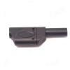 20PCS/10Pairs 4mm Nickel-Plated Lantern Sheath Retractable Tube Stackable Banana Wire Solder Connector High Voltage(10 Red 10 Black) view 4