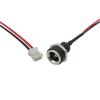 Dc Power Jack Socket Barrel 60Pcs 5.5 x 2.1mm DC Power Female to JST PH 2.0 2 Pin Male Wire Cable Connector 2.1 * 5.5 DC Socket DC-022B 26AWG Wire 20cm for Mp3 Phone Audio Video Etc view 2