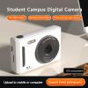 4K Digital Camera, 64MP Vlogging Camera for You-Tube, Retro CCD Portable 16X Digital Zoom- Compact Point and Shoot Camera for Photography Autofocus Travel Selfie Entry-level(White 32G) view 2