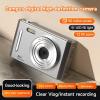 4K Digital Camera, 64MP Vlogging Camera for You-Tube, Retro CCD Portable 16X Digital Zoom- Compact Point and Shoot Camera for Photography Autofocus Travel Selfie Entry-level(Silver) view 2