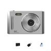 4K Digital Camera, 64MP Vlogging Camera for You-Tube, Retro CCD Portable 16X Digital Zoom- Compact Point and Shoot Camera for Photography Autofocus Travel Selfie Entry-level(Silver) view 3
