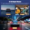 360 Dash Cam 1080P Car Camera, 4 Channel 3 Inch Front and Rear Left Right Full View Dashcam with WiFi & App Control, Night Vision, G-Sensor, Loop Recording, 24/7 Parking Mode + 64GB TF Card view 3