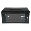 4U Wall Mount Server Cabinet with Glass Locking Door, 23.62" x 17.72" x 9.45", 110lbs Max Load, Network Rack Enclosure for Offices & Data Centers, Cold Rolled Steel view 1