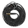 1.5m/5ft 2 Pin IEM Cable 4.4mm, KBEAR ST16 Max Black in Ear Monitor Cable Earbud Wire, 16-Strand SPC Headphone Cable for Truthear HEXA/HOLA/ZERO, Moondrop blessing/Aria/Stellaris, Simgot EW100P view 1