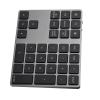 Dioche Portable 34 Key Wireless Numeric Keypad | Black Mini Numpad for PC and Laptop Compatibility view 3