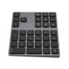 Dioche Portable 34 Key Wireless Numeric Keypad | Black Mini Numpad for PC and Laptop Compatibility view 4