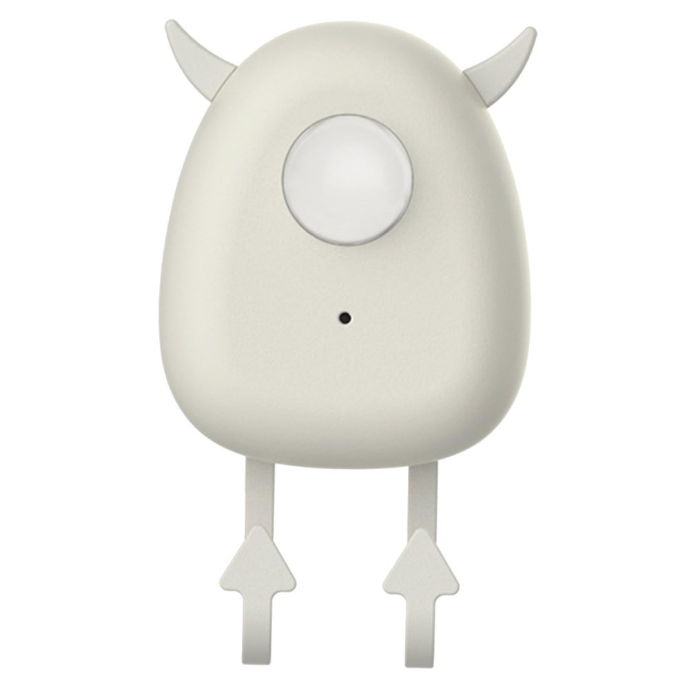 CHEOTIME Exit Voice Broadcast Reminder, Smart Electronics White Motion Sensor with Human Body Infrared Inductionfor Door Go Out Alert (White)