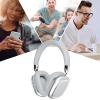 Headphones Wireless | Wireless Built-in Microphone Gym Headphones | Lightweight Headset for Streaming Translation Commuting Airplane Offices Running Workout (Silver) view 4