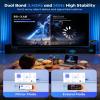 Beyn 2026 Wireless HDMI Display Dongle Adapter,4K Output,Streaming Media Video/Audio/File HDMI Wireless Extender from Smartphone,Tablet,Laptop to HDTV/Monitor/Projector,Support Airplay DLNA Miracast view 3