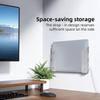 MYXP Wall and Under-Desk Laptop Mounting Bracket,with Adhesive and Screws,Scratch Pad,Suitable for MacBook,Tablet Computer,Switch,Etc.(Transparent Color). view 4