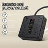 16-in-1 Power Strip with Switch & Surge Protection, 16 in 1 Power Strip Surge Protector with USB Ports, Extension Cord with Overload Protection for Home Office Dorm Essentials (2PC-A) view 3