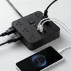 16-in-1 Power Strip with Switch & Surge Protection, 16 in 1 Power Strip Surge Protector with USB Ports, Extension Cord with Overload Protection for Home Office Dorm Essentials (2PC-A) view 4