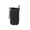IREHGTYZ 1/2/4Pcs Camera Lens Pouch Bag Drawstring Lens Pouch with Thick Protective Neoprene Waterproof Lens Case for DSLR Camera Black(9x18cm 1Pcs) view 1