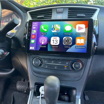 10 inch Touchscreen Car Stereo for Nissan Sentra Sylphy 2013-2018, Android 13 Double Din Car Radio with Carplay & Android Auto in-Dash Navigation BT Mirror Link WiFi Backup Camera 2+32G