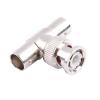 AIMHDUTY BNC Connectors Male Female Coupler 30PCS T Shape 3 Way BNC Splitter Adapter for CCTV Security Camera Surveillance Video view 4