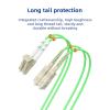 lidkew LC/UPC to SC/UPC Fiber Patch Cable, 40/100GB OM5 Fiber Optic Cable,25Meters 82ft Multimode Dual Core LSZH Jacket 50/125m Fiber Optic Cord view 4