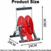 1-5 Reel Wire/Cable Distributor,Folding Wire Spool Rack Dispenser,Multiple Axle Cable Rack for Electrical Industrial Wire Pullers view 2