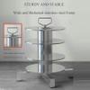 GFXYQPDNV Heavy-Duty Steel Wire Spool Rack Portable Cable Caddy Wire Dispenser Rack Wire Reel Spinner Large Electrical Cables Display Storage view 4
