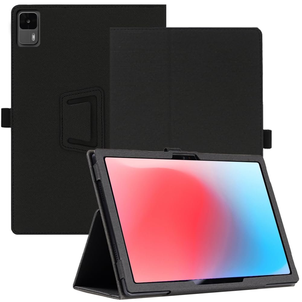 AKNICI Case for aiwa tab AS11L-2 Tablet 10.95 Inch, Premium PU Leather Folio Folding Stand Protective Tablet Cover with Hand Strap Magnet for aiwa tab AS11L-2