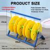 3/4 Reel Electrical Wire Spool Holder, Folding Wire Spool Rack, Floor-standing Cable Dispenser, for Electrical Industrial and Retail Use view 2