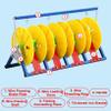 3/4 Reel Electrical Wire Spool Holder, Folding Wire Spool Rack, Floor-standing Cable Dispenser, for Electrical Industrial and Retail Use view 4
