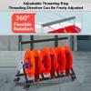 1-5 Reel Wire/Cable Distributor,Folding Wire Spool Rack Dispenser, Multiple Axle Cable Rack,Hold 10 Square Millimeters and Below view 4