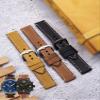 Genuine Leather Watch Strap For Panerai Pin Buckle(Brown b1,20mm) view 3