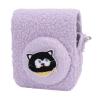 Keenso Camera Storage Bag, Plush Protective Cover with Hanging Rope for Mini 12 Instant Camera, Lightweight and Stylish Travel Accessory for Photography Lovers (Purple) view 3