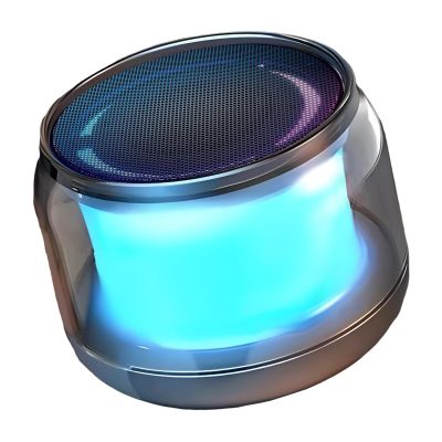 Bluetooth Speaker Wireless, Waterproof & Dustproof Portable Speaker with Lights, Loud Stereo Sound, Day Playtime, Home/Party/Outdoor/Beach (Black)