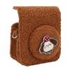 Keenso Camera Storage Bag, Plush Protective Cover with Hanging Rope for Mini 12 Instant Camera, Lightweight and Stylish Travel Accessory for Photography Lovers (Brown) view 4