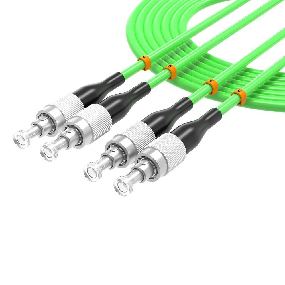 lidkew FC to FC Fiber Patch Cable,OM5 Multimode Duplex,10Gb/40Gb/100Gb,MMF,50/125m,LSZH Fiber Cable,1Meters 3.3ft