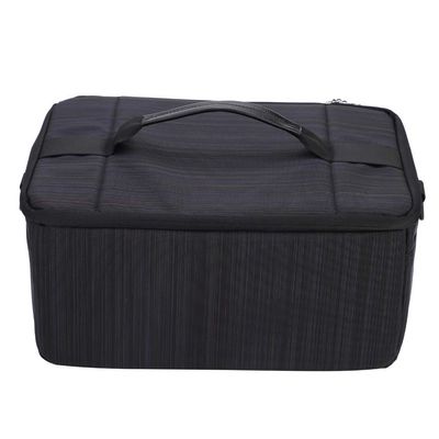aqxreight Fordable Protective Insert Partition Handle Camera Lens Bag Case Pouch (Black)