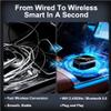 2026 Upgrade 3 in 1 Wireless Carplay Mirror Link Adapter for iPhone/Apple/Android Phone to Car Screen, Auto Connect, Dual 2.4/5GHz WiFi and Bluetooth 5.0, Wired to Wireless(for iPhone,1pc) view 3