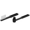 Audio Record Cleaner Brush Premium Anti Static Records Dust Cleaning Tool for Music Enthusiasts Black Fibre 2 Brushes view 3
