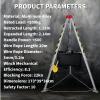 UPLTOE Confined Space Tripod Kit,Confined Space Tripod 7' Legs and 99' Cable,Confined Space Rescue Tripod 32.8 Fall Protection,for Traditional Confined Spaces 2600lbswinch+Fallprotection+safetybelt view 3