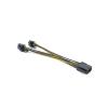 ABKMXZKD 8 Pin PCI to PCIE 8 (6+2) Pin Power Cable 20cm Motherboard Graphics Card PCI-E GPU Power Data Cable Splitter view 2