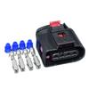 HUABAO 4 Pin Female Ignition Coil Connector Plug with Terminal Seal for Car 8K0 971 994 8K0971994(5set) view 1