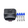 HUABAO 4 Pin Female Ignition Coil Connector Plug with Terminal Seal for Car 8K0 971 994 8K0971994(5set) view 2