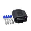 HUABAO 4 Pin Female Ignition Coil Connector Plug with Terminal Seal for Car 8K0 971 994 8K0971994(5set) view 4