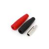 10Pcs Brass 4mm Insulated Banana Female Jack Wire Solder Connector(Black) view 4