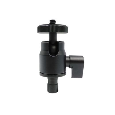 Aluminum Alloy Ball Joint Mount Camera Ballhead Easy for Tripods and Selfie Sticks with 1/4inch Connection Professional Camera Mount