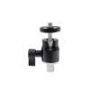 Aluminum Alloy Ball Joint Mount Camera Ballhead Easy for Tripods and Selfie Sticks with 1/4inch Connection Professional Camera Mount view 4