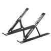 Adjustable Aluminum Laptop Stand Compatible with 10 to 16 Inch Laptops and Tablets Detachable Ergonomic Portable Stand(Black) view 1